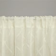 thumbnail image 4 of Madison Park Irina Diamond Sheer Window Curtain Panel in Ivory, 50"x95", 4 of 5