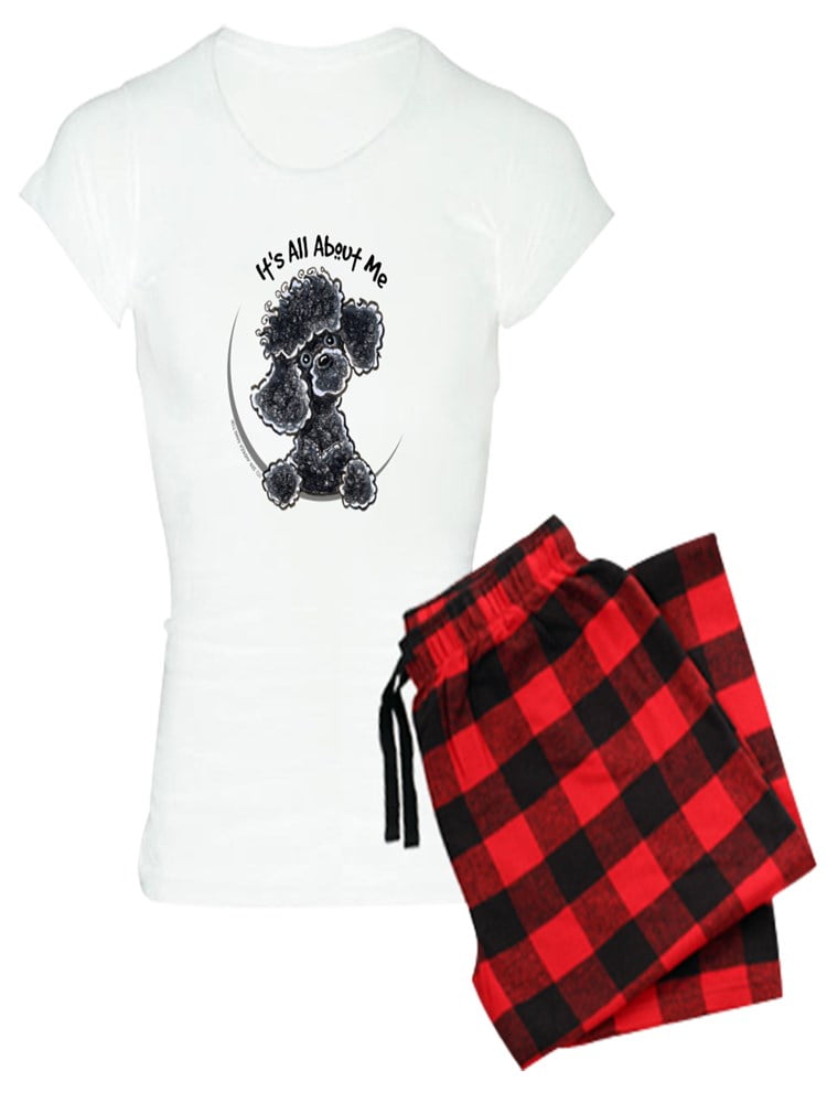 CafePress - CafePress - Black Poodle Lover - Women's Light Pajamas ...