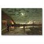 Trademark Fine Art "In Peril" Canvas Wall Art by John Atkinson Grimshaw