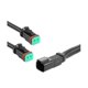 thumbnail image 2 of Adaptador de enchufe hembra DT-DTM de 2 cables, 1 en 1, alemán, con salidas duales para luces antiniebla LED, 2 of 5