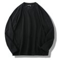 thumbnail image 3 of Camiseta básica deportiva y de ocio con bolsillo de primavera y otoño para hombre, camiseta larga con capucha, 3 of 5