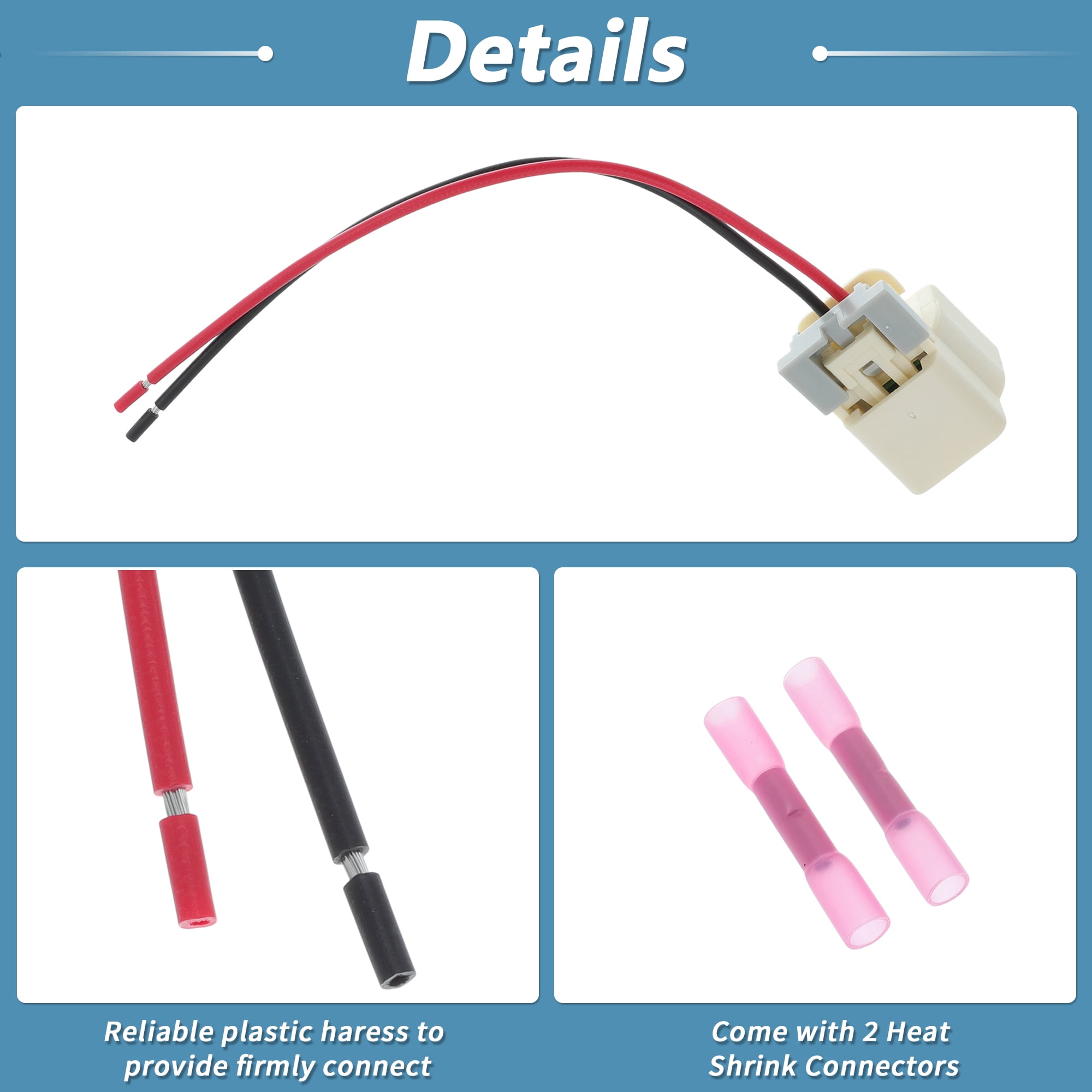 Unique Bargains Knock Sensor Connector Wiring Harness for Buick and for Chevrolet Models