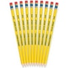 #2 USA Gold Yellow Pencil, Wood Cased Pencils, Sharpened, 10 Count