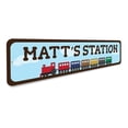 thumbnail image 3 of Kids Room Train Novelty Decor, Metal Wall Sign - 4x18 Inches, 3 of 4