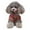 Red_M, variant on OutmaxHome Dog Costumes Four-Legged Clothes Turtleneck Color Stripes Shirt Soft Puppy Pajamas Spring Summer Pet Blouse