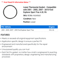 thumbnail image 2 of Lower Thermostat Gasket - Compatible with 2001 - 2005, 2007 - 2010 Ford Explorer Sport Trac 4.0L V6 2002 2003 2004 2008 2009, 2 of 2