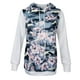 thumbnail image 3 of Con Capucha Con Estampado Floral Para Mujer Con Cuello Y Cuello Con Capucha SG Hugo  Sudadera con capucha floral para mujer, 3 of 10