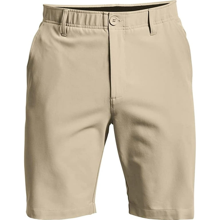 Under Armour Men s Drive Golf Shorts Tan 42 Walmart
