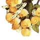 thumbnail image 2 of Injueey Ramo de flores artificiales de 15 cabezas, decoración de ramo de capullos de rosas falsos para boda Flores artificiales G20 otoño estrella brote amarillo, 2 of 6