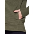 thumbnail image 3 of RBX Active Women's Lightweight Mock Neck Zip Up Ottoman Jacket with Pockets, 3 of 5