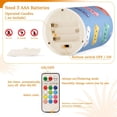 thumbnail image 4 of Cat Flickering Flameless Candles Battery Operated with Remote Timer LED Pillar Candles Set of 2, 4 of 7