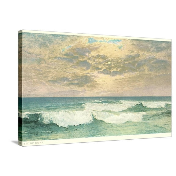 Art.com Simple Seascape Stretched Canvas Print Wall Art, 36" x 24"