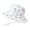 A-1061White2, variant on MEZZALL Kids Sun Hat Adjustable Fisherman Cap For Boys Girls Outdoor Party Summer Beach Playground Lightweight Breathable Toddler Caps Birthday / 2-6 Years