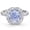 06-June Alexandrite Blue, variant on Yndra Birthstone Ring for Women,Silver Plated Halo CZ Adjustable Ring,Vintage Promise Band Ring,Valentine’s Day Birthday Christmas Mother’s Day Jewelry Gift for Wife Mom Girlfriend