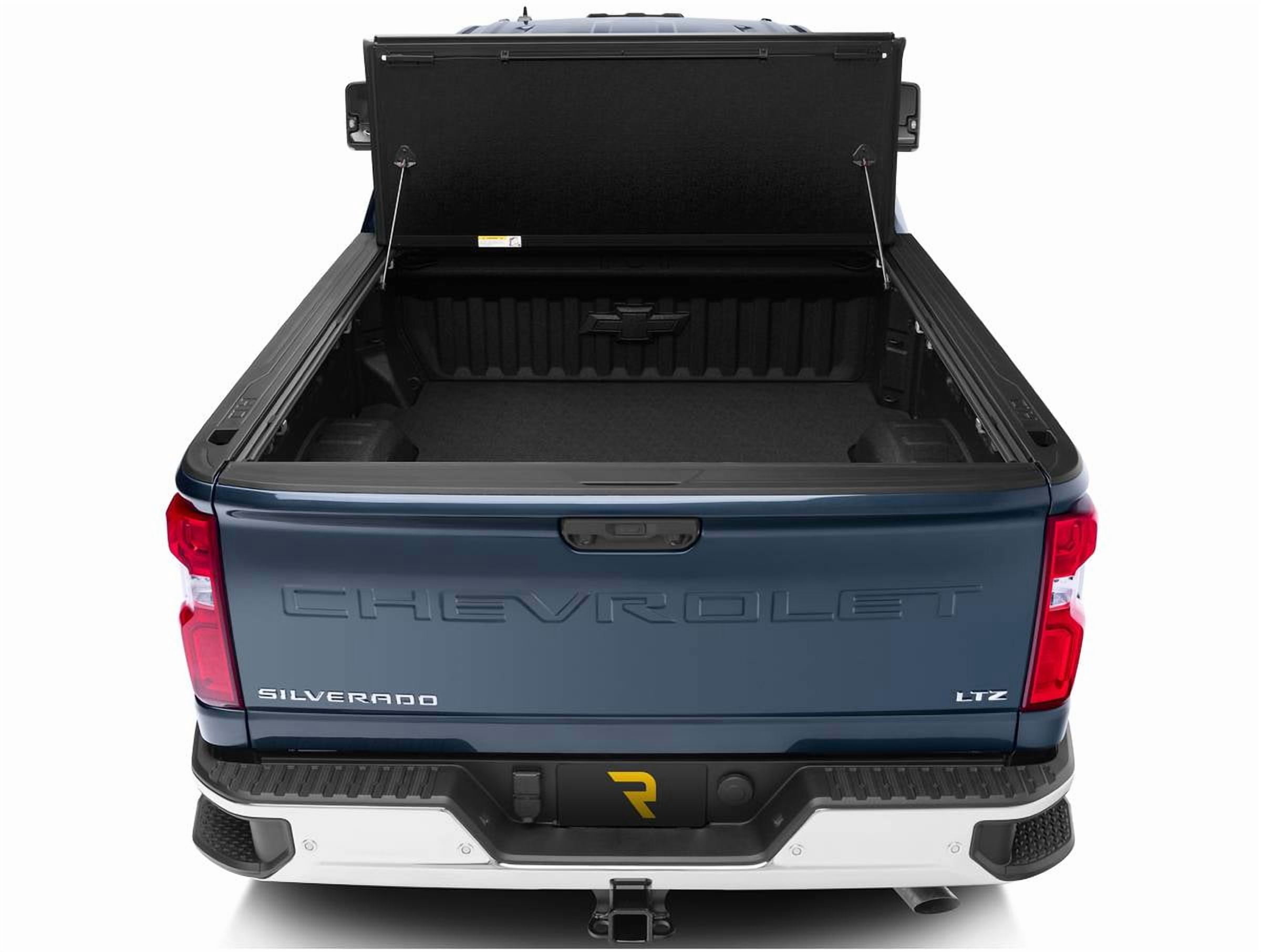 RealTruck UnderCover Flex Hard Folding Tonneau Cover Fits 2007-2013 Chevy/GMC Silverado/Sierra 1500 w/ bed caps 6'7" Bed (78.7")