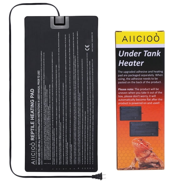 Alfombra térmica para reptiles Aiicioo 24 W 30 x 46 cm 120 V