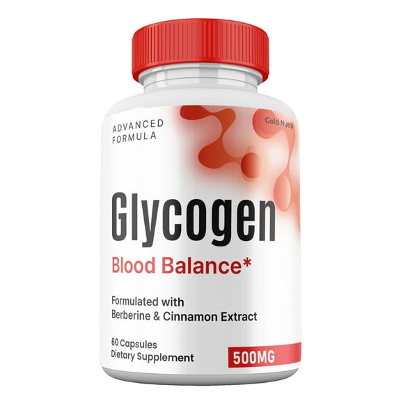 (1 Pack) Glycogen Blood Balance Capsules, Glycogen Pills Blood Support Supplement Glyco Maximum Strength All Natural, 30 Day Supply