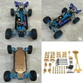 thumbnail image 1 of Front Rear Swing Arm RC Truck Steering Cup Link Rod Bearing Drive ShaftUpgrade Modified Kit Replacement for WLtoys 144010 144001 Gold, 1 of 6