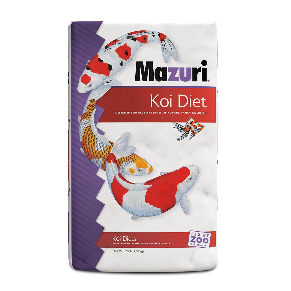 Mazuri Koi Platinum Nuggets Fish Food, 20 lb. Bag