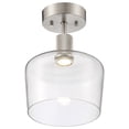thumbnail image 4 of Access Lighting Chardonnay LED Semi-Flush in Brushed Steel Color, 4 of 5