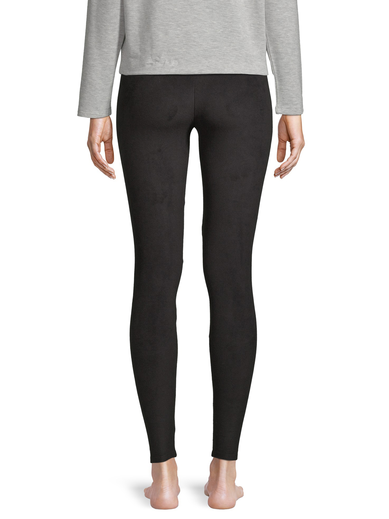 ClimateRight by Cuddl Duds Women's Stretch Fleece Base Layer Natural Rise Thermal Leggings - image 7 of 7