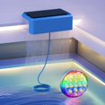 thumbnail image 2 of 2pcs Solar Pool Light IP67 Waterproof, 16 Color LED Underwater Light with Remote Control for Swimming Pools and Ponds, 2 of 7