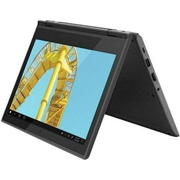 Lenovo 300e 11.6" HD N4120 4GB 64GB EMMC 81M90061US - BLACK