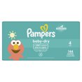 Pampers Baby Dry Diapers Size 4, 144 Count (Select for More Options)