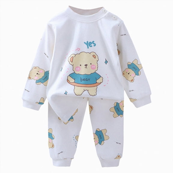 HCNTES Baby Boy Winter Clothes Baby Toddler Boy Clothes Fall Winter Outfit Long Sleeve Sweatshirts Pants Set 6 9 12 18 24 Months 3T 4T 5T Boy Clothes