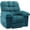 Blue, variant on Sunvasagoo Chenille Rocking Recliner Chair, 360° Swivel, Manual Recline, 300Lb Capacity, 3 Colors