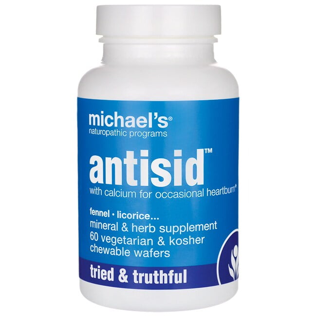 Michael's Naturopathic Programs - Antisid - 60 Chewable Wafers