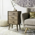 thumbnail image 3 of SAFAVIEH Pomona Solid Classic 3 Drawer Chest, Desert Brown, 3 of 9