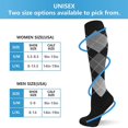 thumbnail image 4 of 5 Pairs Compression Socks for Men & Women 20-30 mmHg Circulation Support Recovery Socks for Nurses, Medical, Running, Cycling, Athletic (S/M), 4 of 6