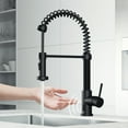 thumbnail image 3 of VIGO Edison Single Handle Pull-Down Sprayer Kitchen Faucet with Touchless Sensor in Matte Black, 3 of 17