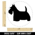 thumbnail image 2 of Scottish Terrier Scottie Dog Solid Self-Inking Rubber Stamp Ink Stamper - Lime Green Ink - Medium 1 Inch, 2 of 7