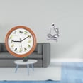 thumbnail image 2 of Escultura De Reloj De Pájaro Melódico Para Decoración Artística Del Hogar Y La Oficina Con Diseño De Pájaro Abstracto Y Reloj De Pared Contemporáneo., 2 of 8
