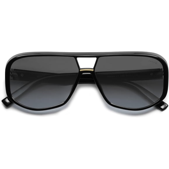 Oversized Aviator Sunglasses Womens Trendy 70s Retro Polarized Trendy Womens UV 400 Shades SJ2304