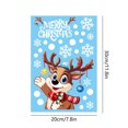 thumbnail image 3 of Tainini Christmas Snowflake Window Clings Stickers , Xmas Decals Holiday Snowflake Santa Claus Reindeer Decals for Party, 3 of 6
