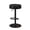 Black_A, variant on Adjustable Bar Stools,Backless Kitchen Counter Height Chair for Dining Room,Round Leather Seat Cushion 360° Swivel Island Breakfast Stool