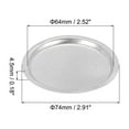 thumbnail image 2 of Uxcell Stovetop Espresso Maker Parts 1 Filter and 2 Silicone Gasket Seals 74x64x4.5mm for 9-Cup Mocha Coffee Maker Pot, 2 of 4