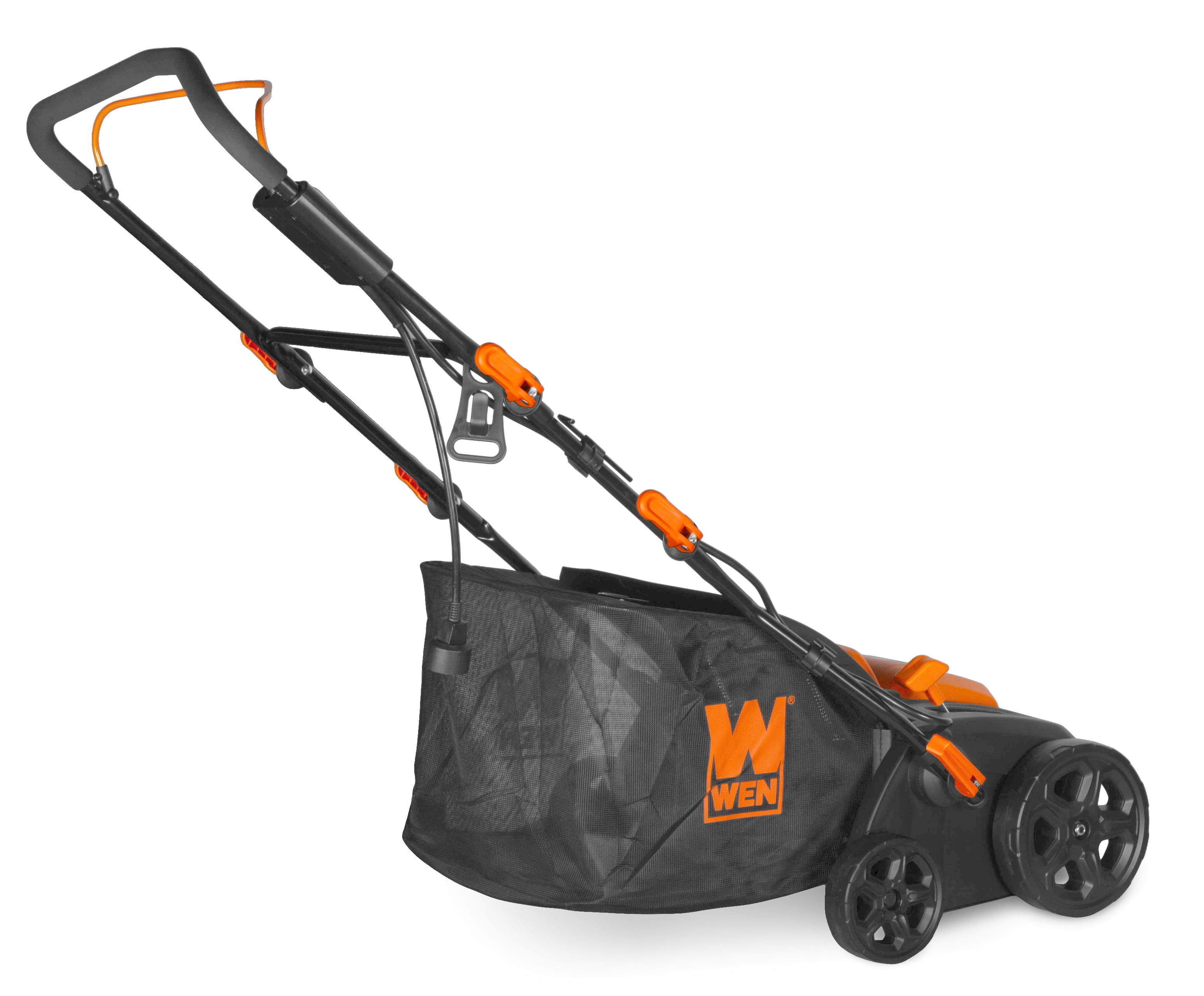 WEN 15-Inch 15-Amp 2-in-1 Electric Dethatcher and Scarifier with Collection Bag (DT1526)
