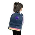 thumbnail image 2 of FAB L2D 17" Metallic Denim Backpack - Blue, 2 of 2