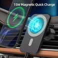 thumbnail image 2 of Supershield 15W MagSafe Magnetic Car Mount Holder Wireless Fast Charging Car Charger, 2 of 6