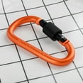 thumbnail image 4 of Binwennn Toggle D Type Carabiner Thickened 8CM Locking Quick Release Nut Buckle Hook Aluminum Alloy Backpack Clip, 4 of 8