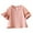 Pink, variant on Little Girls T-Shirt Kids Casual Tunic Tops Lace Short Sleeve Loose Soft Blouse