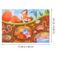 thumbnail image 2 of 1 Set Fox Secret Puzzle Paper Puzzles for Toddlers Paper Puzzles for Toddlers Preschool Puzzles, 2 of 8