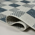 thumbnail image 5 of JONATHAN Y TUSCAN SUN 5 x 8 Area Rug, Darcy Traditional Geometric Bold Gingham - Navy/Cream, TSN201C-5, 5 of 7