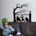 thumbnail image 4 of Etiqueta de del para la etiqueta engomada decorativa autoadhesiva de Halloween del club Soledad Pegatina de pared de PVC Negro, 4 of 10