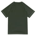 thumbnail image 6 of FORMRS Boys Rash Guard Short Sleeves Swim Shirt Quick Dry UPF 50+ Sun Protection, Sizes 3-12T, Black Abstract, 6 of 6