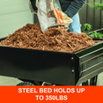 thumbnail image 5 of Agri-Fab Inc. 350 lb Steel Tow Behind Lawn and Garden Cart Model # 45-0303, 5 of 13